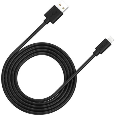 Кабель Canyon CNS-MFIC12B USB Type-A - Lightning (2 м, черный)