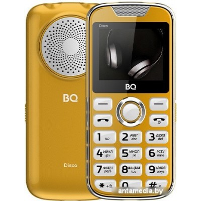 Кнопочный телефон BQ-Mobile BQ-2005 Disco (золотистый)