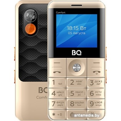 Кнопочный телефон BQ-Mobile BQ-2006 Comfort (золотистый)