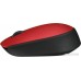 Мышь Logitech M171 Wireless Mouse красный/черный [910-004641]