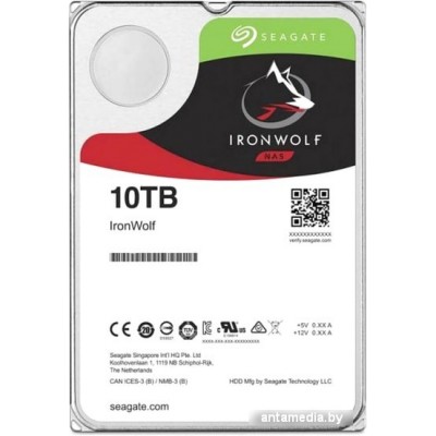 Жесткий диск Seagate IronWolf 10TB ST10000VN000