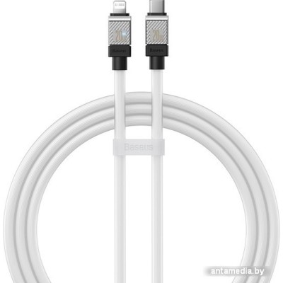Кабель Baseus CoolPlay Series USB Type-C - Lightning (1 м, белый)