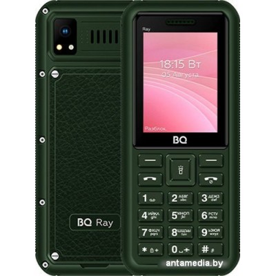 Кнопочный телефон BQ-Mobile BQ-2454 Ray (зеленый)