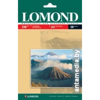 Фотобумага Lomond Глянцевая 15x20 230 г/кв.м. 50 листов (0102070)
