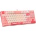 Клавиатура A4Tech Bloody S87 Energy Pink (Bloody BLMS Red Plus)