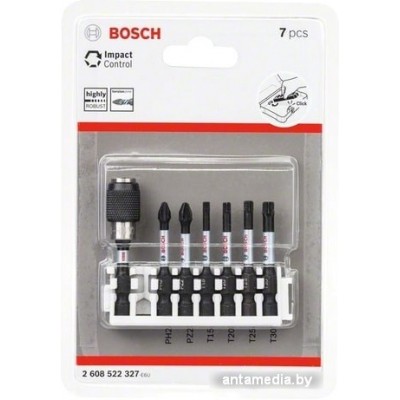 Набор бит Bosch 2608522327 (7 предметов) Набор бит Bosch 2608522327 (7 предметов)
