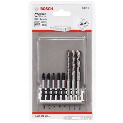 Набор бит Bosch 2608577145 (8 предметов) Набор бит Bosch 2608577145 (8 предметов)