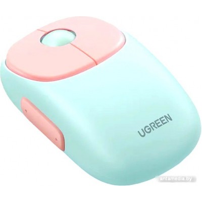 Мышь Ugreen Fun+ MU102 15722 (мятный/розовый)