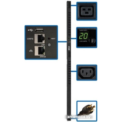 Блок распределения питания Tripp Lite PDUMV20HVNETLX