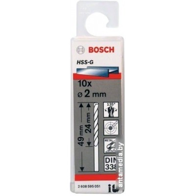Набор оснастки Bosch 2608595051 (10 предметов)