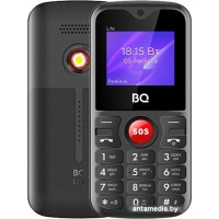 Кнопочный телефон BQ-Mobile BQ-1853 Life (черный/красный)