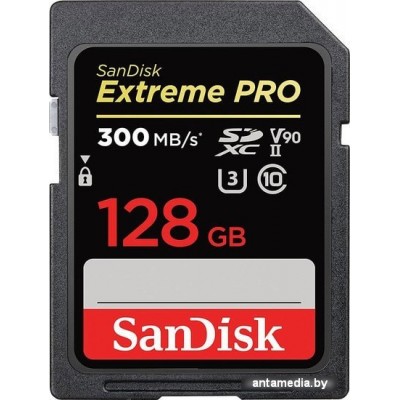 Карта памяти SanDisk Extreme PRO SDXC SDSDXDK-128G-GN4IN 128GB