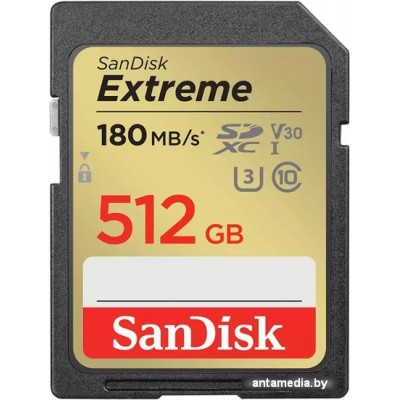 Карта памяти SanDisk Extreme SDXC SDSDXVV-512G-GNCIN 512GB