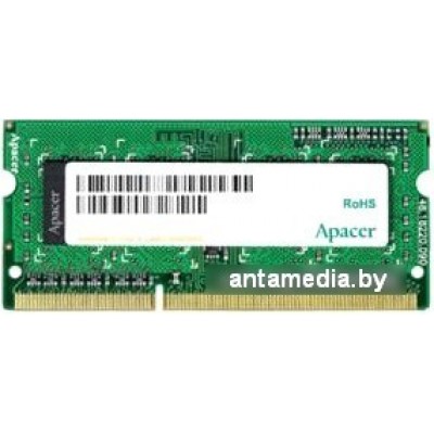 Оперативная память Apacer 8GB DDR3 SO-DIMM PC3-12800 [AS08GFA60CATBGJ]