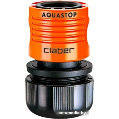Claber 3/4” Automatic Coupling W Aquastop 8605