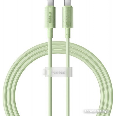 Кабель Baseus Habitat Series Fast Charging Cable 100W USB Type-C - USB Type-C (1 м, зеленый)