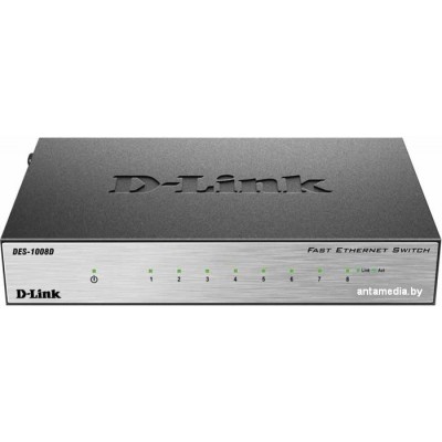 Неуправляемый коммутатор D-Link DES-1008D