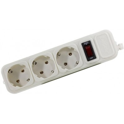 Сетевой фильтр ExeGate 3 розетки, 3 м, белый (SP-3-3W) Сетевой фильтр ExeGate 3 розетки, 3 м, белый (SP-3-3W)