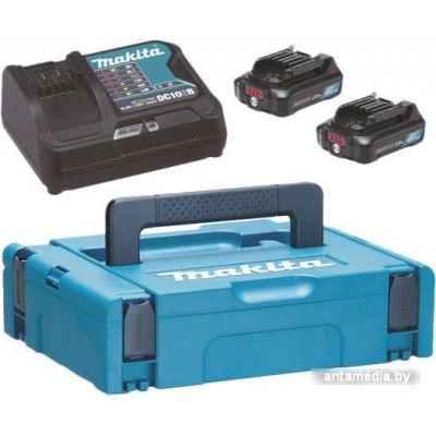 Аккумулятор с зарядным устройством Makita BL1021B + DC10SB (12В/2 Ah + 12В)