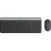 Клавиатура + мышь Logitech MK470 Slim Wireless Combo (графитовый, нет кириллицы)