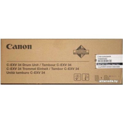 Фотобарабан Canon C-EXV 34BK [3786B003]