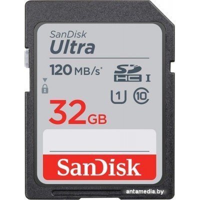 Карта памяти SanDisk Ultra SDHC SDSDUN4-032G-GN6IN 32GB