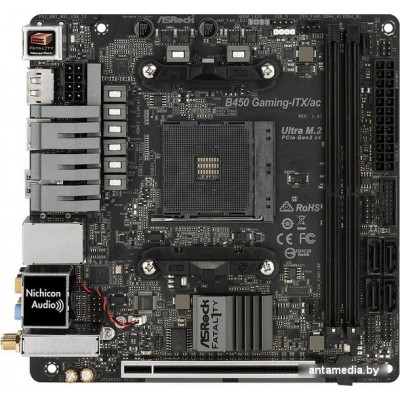 Материнская плата ASRock Fatal1ty B450 Gaming-ITX/ac