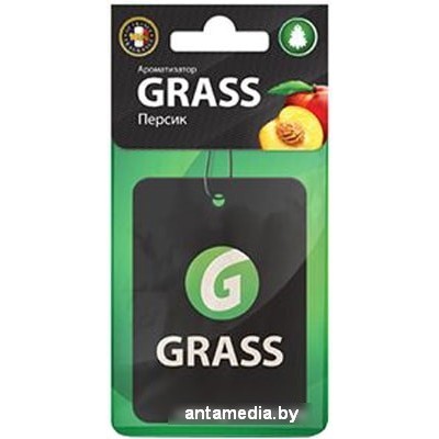 Grass Картонный ароматизатор, персик ST-0402