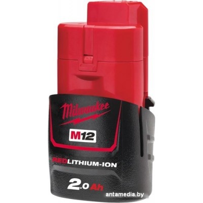 Аккумулятор Milwaukee M12 M12B2 4932430064 (12В/2 Ач)