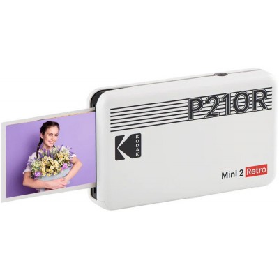 Мобильный фотопринтер Kodak Mini 2 Retro P210R W