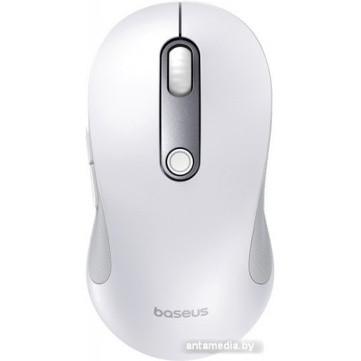 Мышь Baseus F02 Ergonomic Wireless Mouse (белый, без батарейки в комплекте)