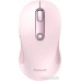 Мышь Baseus F02 Ergonomic Wireless Mouse (розовый, без батарейки в комплекте)