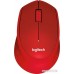 Мышь Logitech M330 Silent Plus (красный) [910-004911]