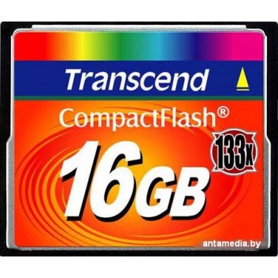 Карта памяти Transcend 133x CompactFlash 16 Гб (TS16GCF133)