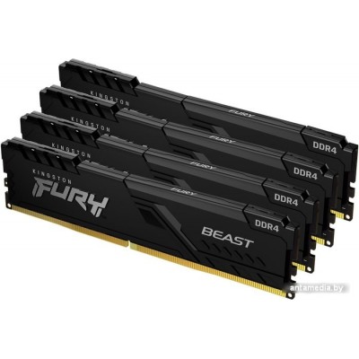 Оперативная память Kingston FURY Beast 4x8GB DDR4 PC4-25600 KF432C16BBK4/32