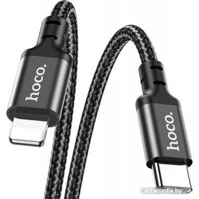 Кабель Hoco X14 USB Type-C - Lightning (1 м, черный)