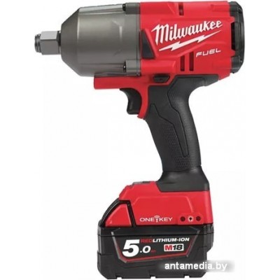 Ударный гайковерт Milwaukee M18 ONEFHIWF34-502X Fuel 4933459730 (с 2-мя АКБ, кейс)