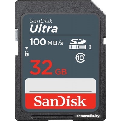 Карта памяти SanDisk Ultra SDHC SDSDUNR-032G-GN3IN 32GB