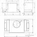 Кухонная вытяжка Akpo Neva Glass Eco 80 WK-4 (черный/нержавеющая сталь)