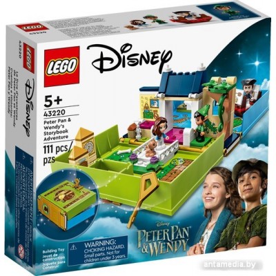 Конструктор LEGO Disney 43220 Приключение Питера Пэна и Венди по сборнику рассказов