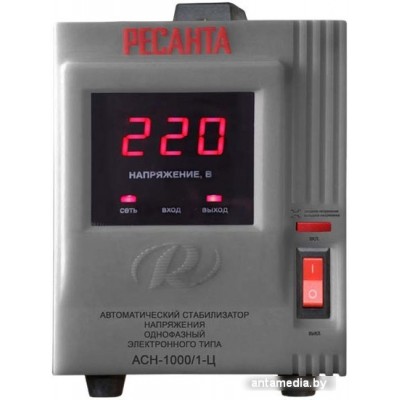 Стабилизатор напряжения Ресанта АСН-1000/1-Ц Стабилизатор напряжения Ресанта АСН-1000/1-Ц