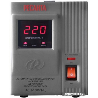 Стабилизатор напряжения Ресанта АСН-1500/1-Ц Стабилизатор напряжения Ресанта АСН-1500/1-Ц