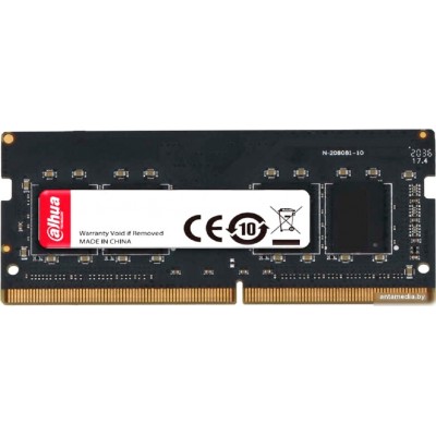 Оперативная память Dahua 8ГБ DDR4 SODIMM 3200 МГц DHI-DDR-C300S8G32