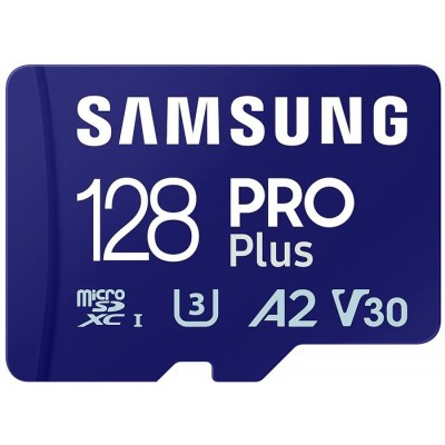 Карта памяти Samsung PRO Plus microSDXC 128GB MB-MD128SA/EU (с адаптером)