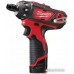 Дрель-шуруповерт Milwaukee M12 BD-202C 4933441900 (с 2-мя АКБ, кейс)