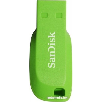 USB Flash SanDisk Cruzer Blade 16GB (зеленый) [SDCZ50C-016G-B35GE]