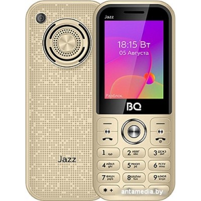 Кнопочный телефон BQ-Mobile BQ-2457 Jazz (золотистый)