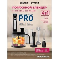 Погружной блендер CENTEK CT-1314