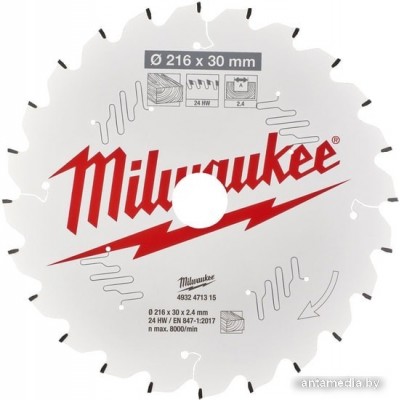 Пильный диск Milwaukee 4932471315