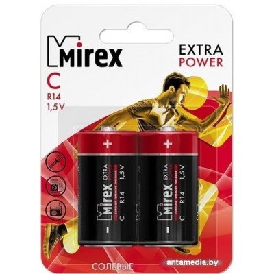Батарейки Mirex Extra Power C 2 шт 23702-ER14-E2
